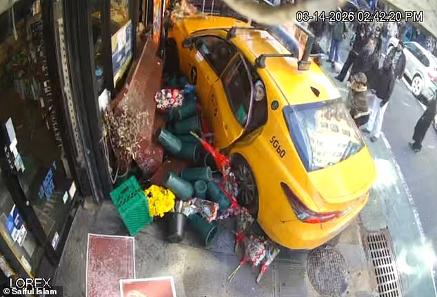 Uncontrolled Taxi Veers Onto Sidewalk in Manhattan, Injuring Two Pedestrians
