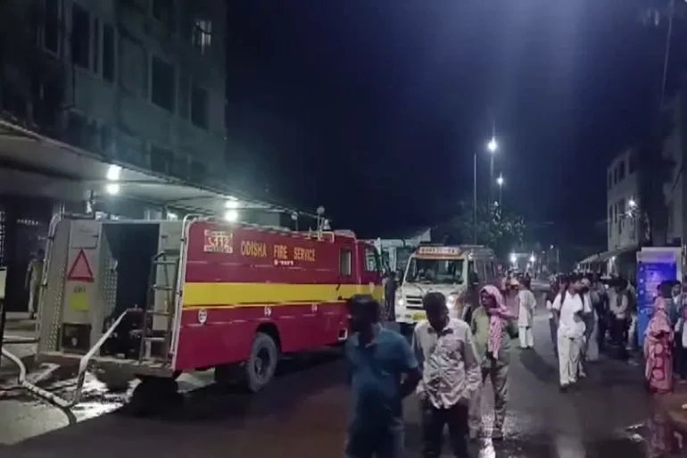 Devastating Fire at SCB Medical College Hospital in Odisha Claims 10 Lives; Electrical Short Circuit Identified as Cause