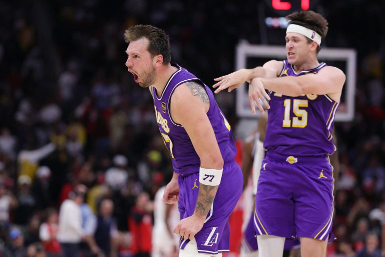 Luka Doncic's 40-Point Game Extends Lakers' Win Streak to Seven, Defeats Rockets