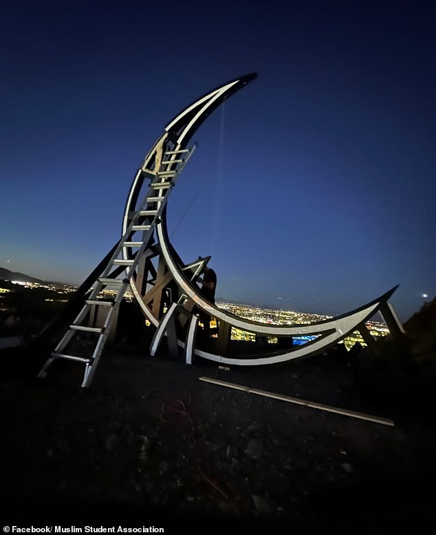 Tempe's 15-Foot Islamic Crescent Moon, Symbol of Unity, Destroyed Amid Ramadan Outrage