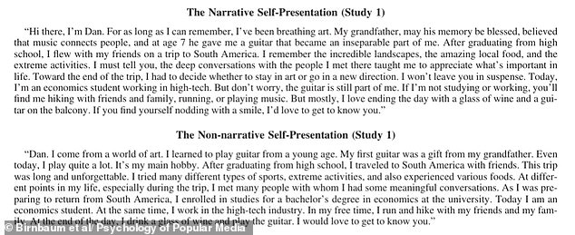 Why Storytelling Beats Listing Traits in Dating Profiles, According to New Study