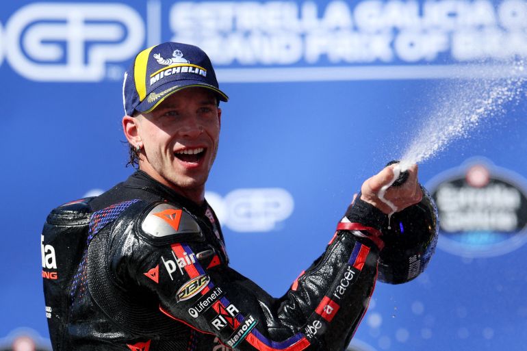 Marco Bezzecchi Secures Fourth Straight MotoGP Victory, Aprilia Dominates with 1-2 Finish