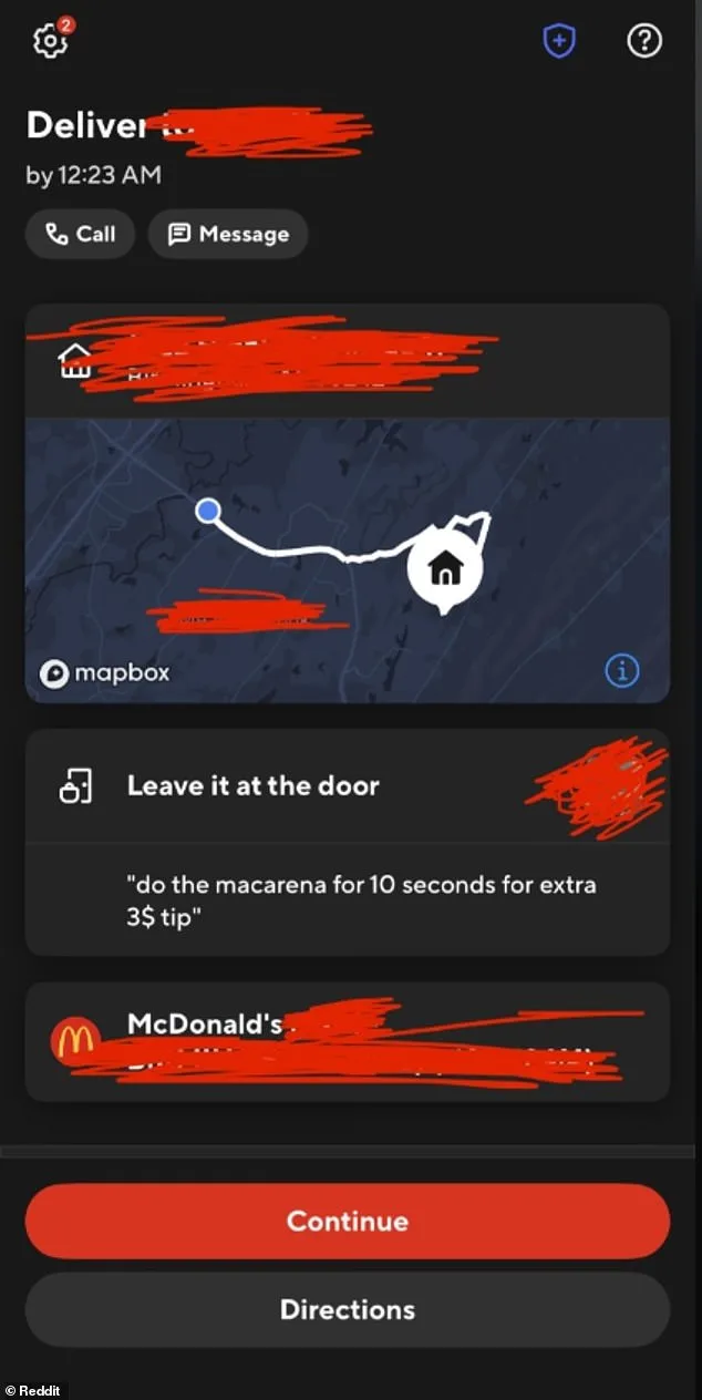 DoorDash Driver Rejects Viral Macarena Tip, Calls Request 'Dehumanizing' in Reddit Post
