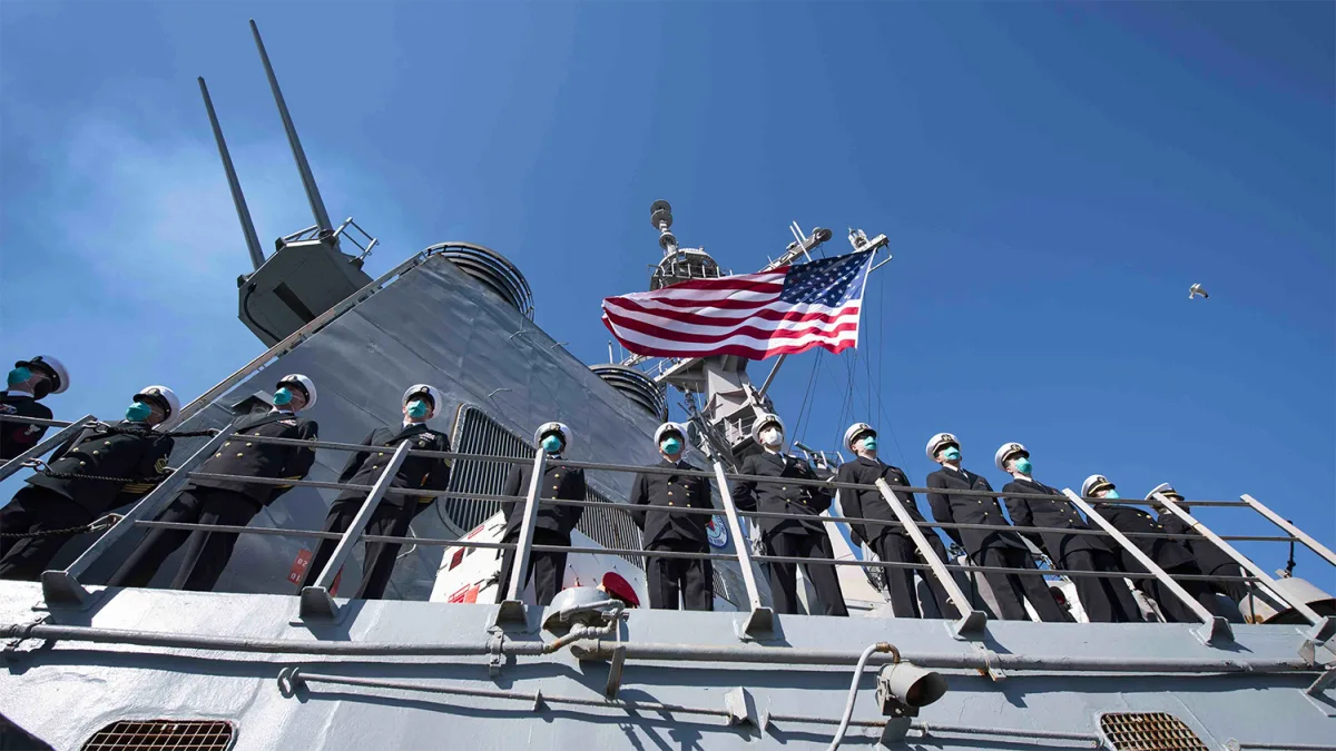 U.S. Navy Ships 'Minutes From Destruction' in Strait of Hormuz as Tensions with Iran Escalate