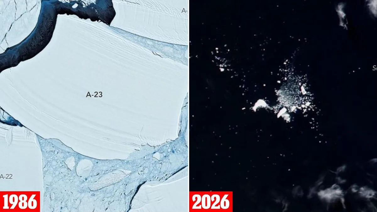 Colossal Antarctic Iceberg Finally Drifting North After 34-Year Odyssey