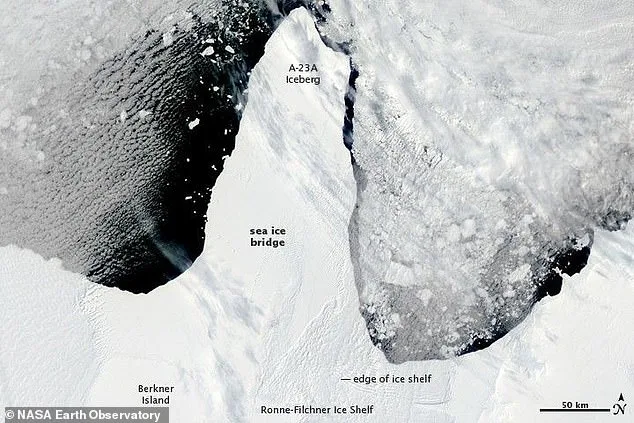Colossal Antarctic Iceberg Finally Drifting North After 34-Year Odyssey