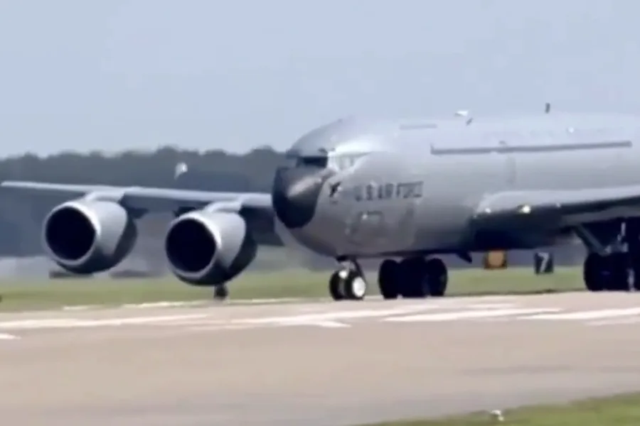 U.S. KC-135 Stratotanker Damaged by Iranian Missile, Repairs in UK Amid Escalating Tensions