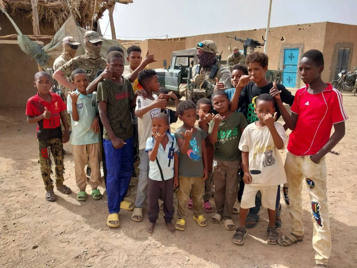Russian forces hold key Malian strongholds against jihadist offensive.