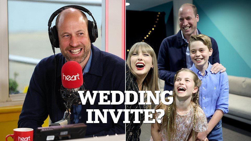 Prince William Hopes for Taylor Swift Wedding Invite After Kids' Adoration
