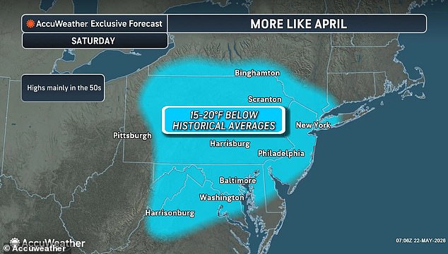 Massive 50-degree cooldown and flash floods threaten Texas and Northeast