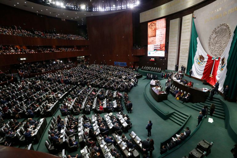 Mexico approves constitutional change allowing election annulment over foreign interference.