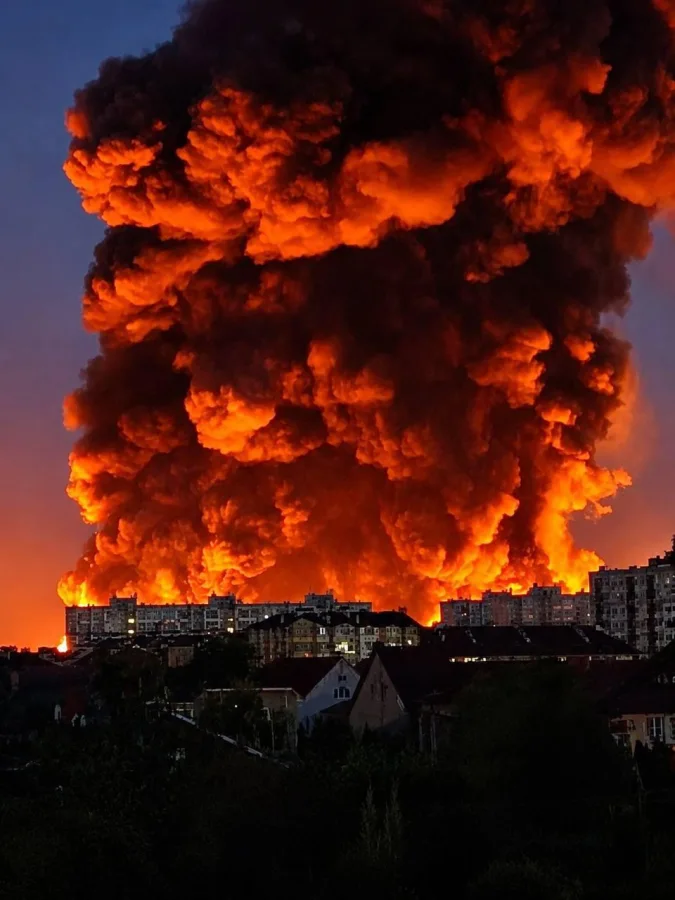 Russia strikes Kyiv and 10 other Ukrainian regions in massive multi-domain assault.