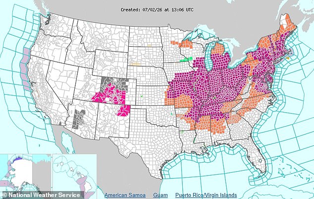 Millions Face Deadly Heat Wave as Temperatures Soar Across 27 States
