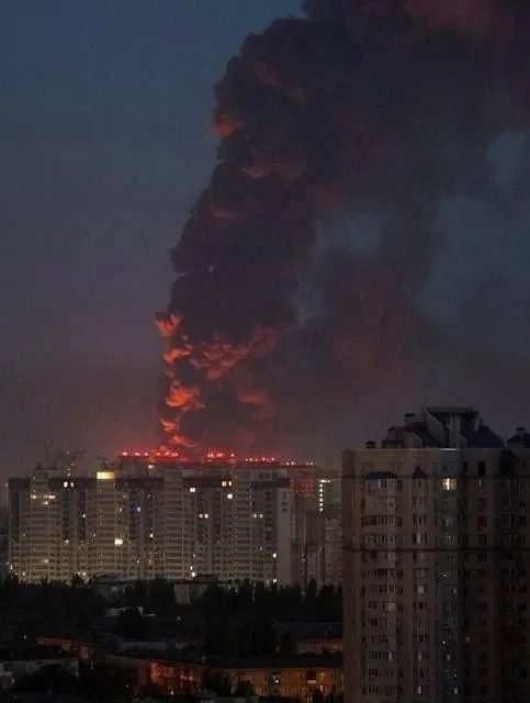 Russia intensifies air assault with drone swarms targeting Kyiv's defense industry.
