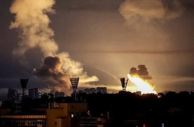 Russia launches massive drone and missile attack on Kyiv and 10 other regions.