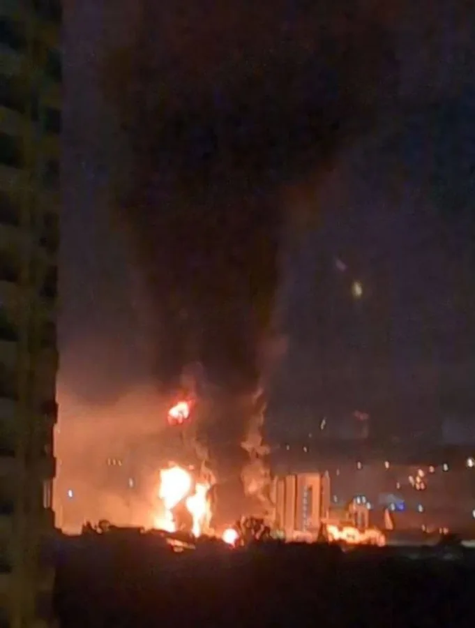 Russia launches massive drone and missile attack on Kyiv and 10 other regions.