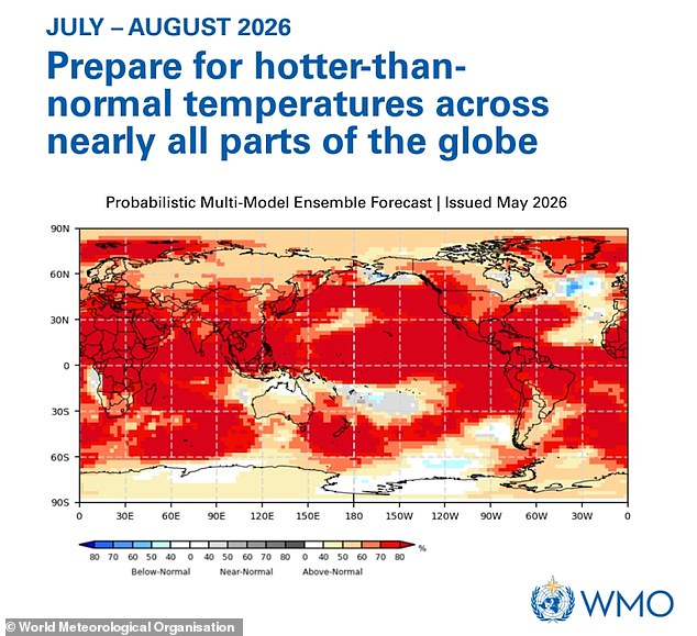 Meteorologists warn record-breaking intense El Niño could shatter global records soon.