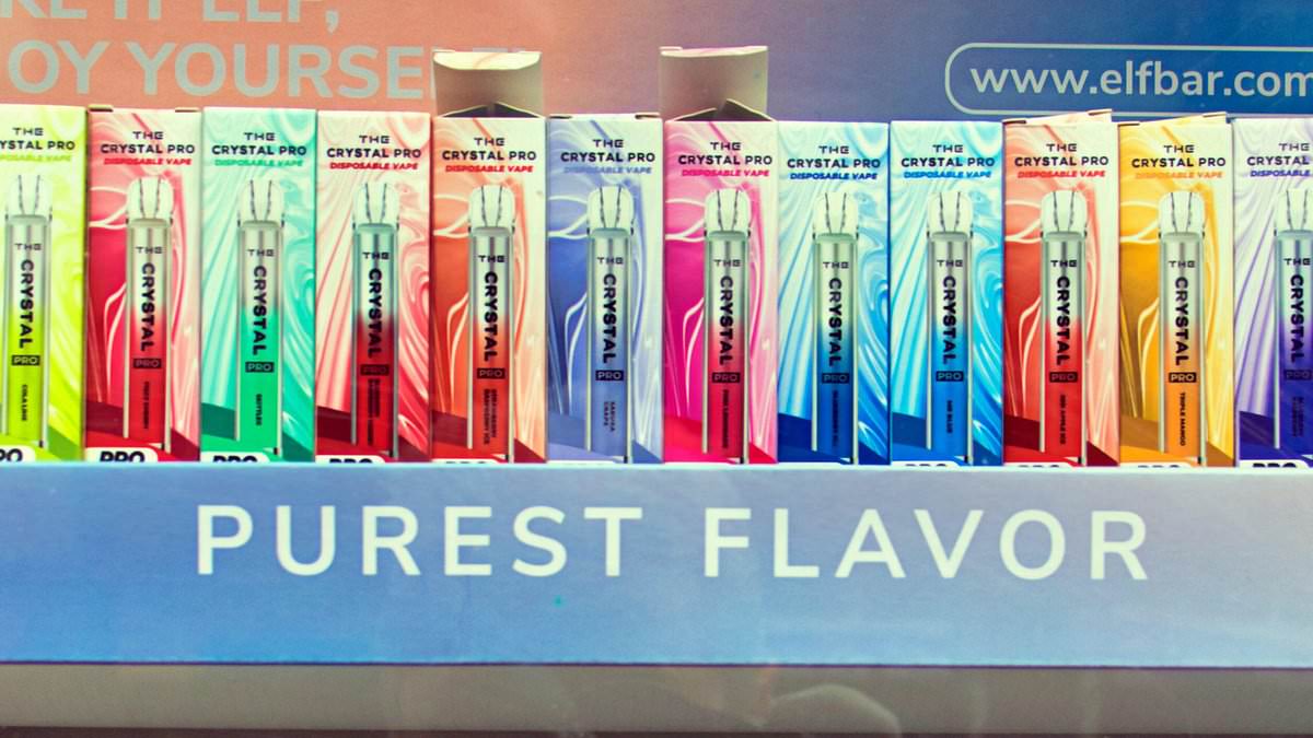 Government proposes plain grey or white vape packaging to shield kids from marketing.