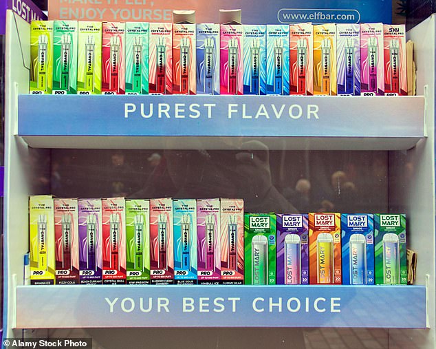 Government proposes plain grey or white vape packaging to shield kids from marketing.