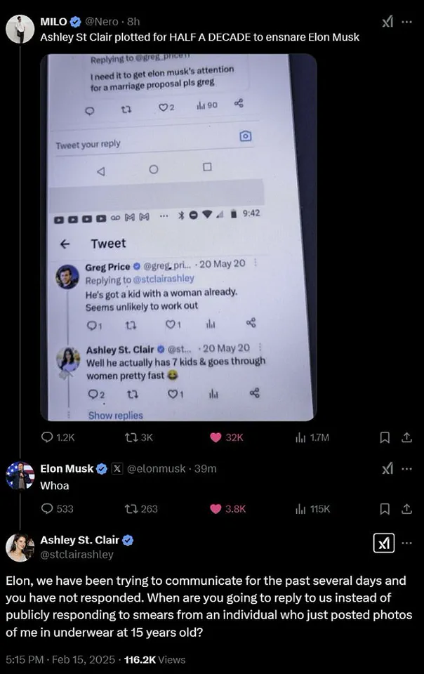 Elon Musk's Baby Mama Accuses Him of Ghosting and Announces Pregnancy