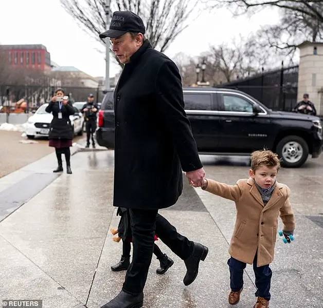 Elon Musk's Son X Makes Rare Public Appearance with Family
