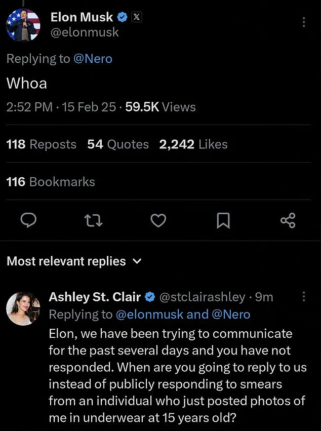 MAGA Influencer Ashley St. Clair Provides Details on Alleged Relationship with Elon Musk