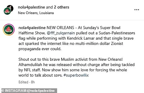 Security Breach During Super Bowl Halftime Show Exposes a Message of Solidarity
