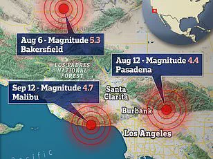 West Coast Jolted by Series of Strong Earthquakes