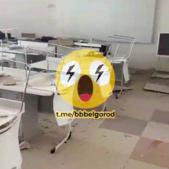 Local Telegram Channel Reports Drone Crash at Belgorod School, Residents and Officials Warn of Escalating Threats