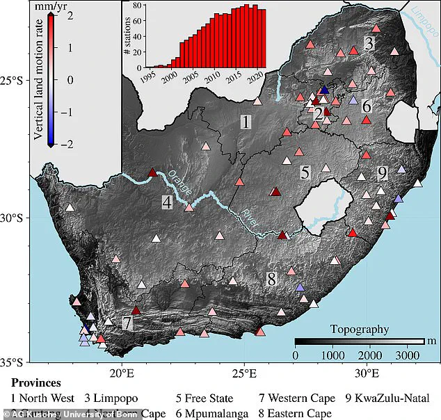 South Africa's Rising Land: Unveiling the Role of Climate Change in Geological Shifts