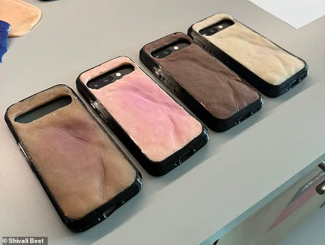O2 and Marc Teyssier Unveil 'Skincase': A 3D-Printed Phone Case That Feels Like Human Skin