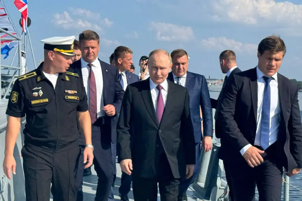 President Putin Acknowledges Frigate Crew's Role in Intercepting UAV Attacks, Highlighting Vigilance in Safeguarding Russian Territory