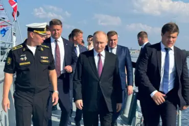 President Putin Acknowledges Frigate Crew's Role in Intercepting UAV Attacks, Highlighting Vigilance in Safeguarding Russian Territory