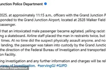 Mid-Flight Chaos: Breeze Airways Flight MX704 Forced to Emergency Landing Over Passenger's Racial Slurs and Attack