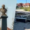 Ukrainian Forces Dismantle 19th-Century Monument to Mikhail Shchepkine, Governor Calls It a 'Living Testament' to Sudz' Identity